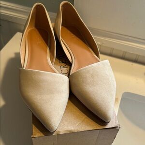 J. Crew Women's Cream Suede Flats